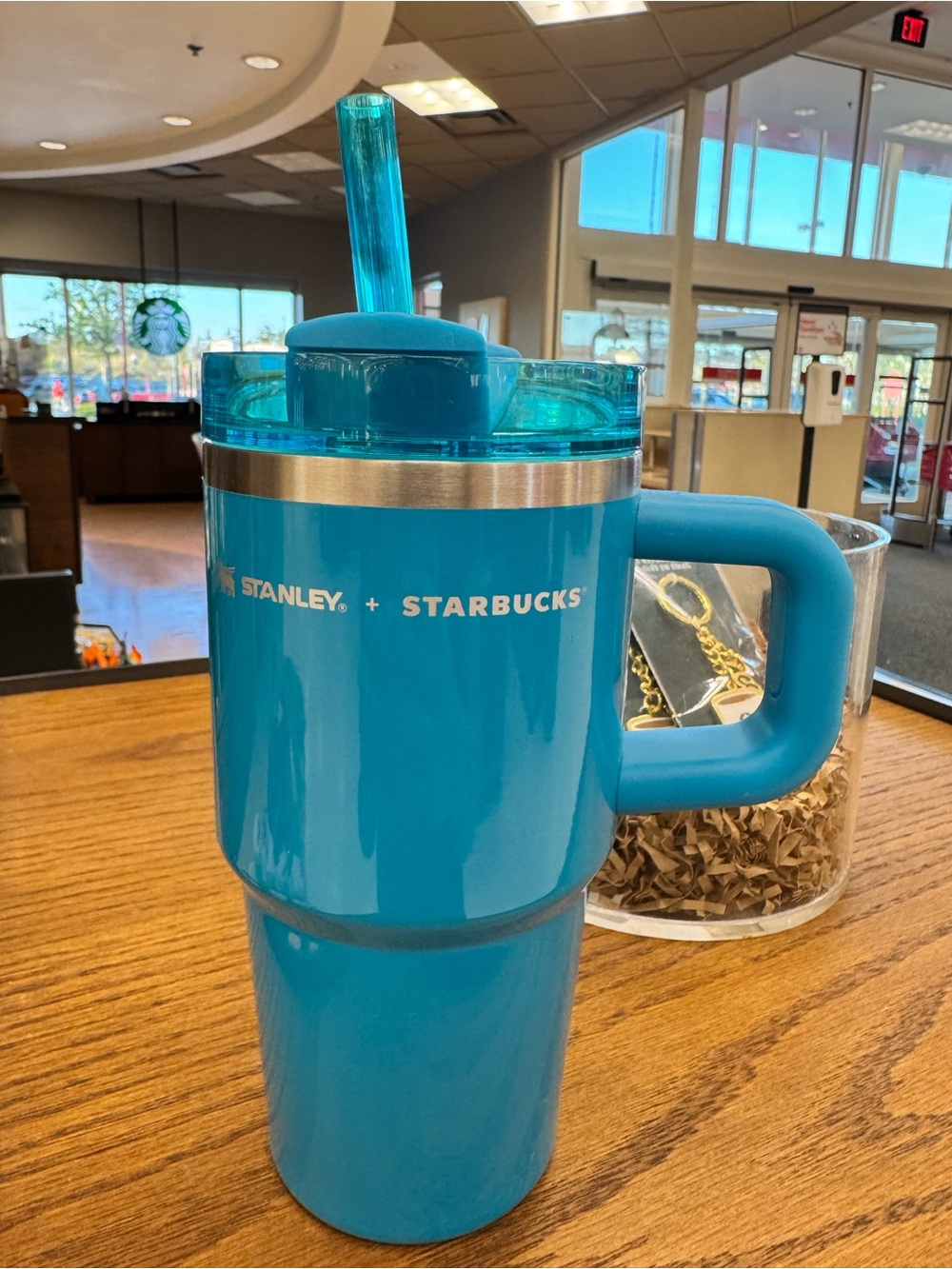 Starbucks x Stanley collab Turquoise Insulated Travel Mug 20 oz